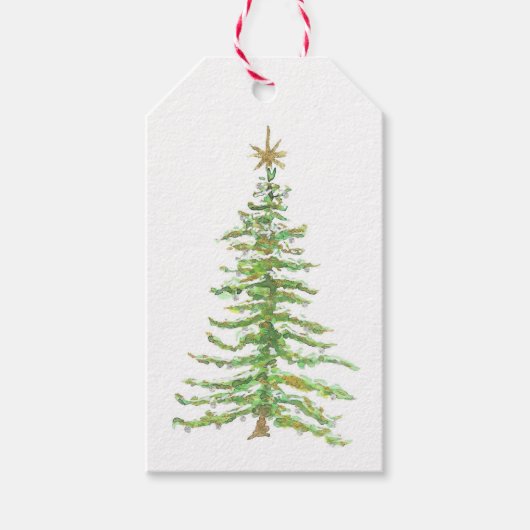 Christmas Tree Gift Tag Geschenkanhänger (Vorderseite)