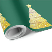 Christmas tree gift wrap geschenkpapier (Rolleneckpunkt)