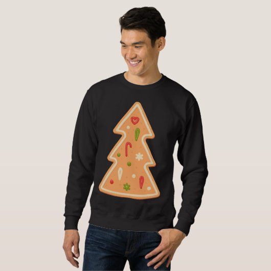 Christmas Tree Gingerbread cake Xmas Sweatshirt (Vorne ganz)