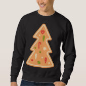 Christmas Tree Gingerbread cake Xmas Sweatshirt (Vorderseite)