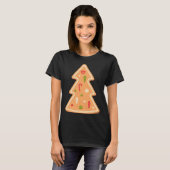 Christmas Tree Gingerbread cake Xmas T-Shirt (Vorne ganz)