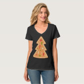 Christmas Tree Gingerbread cake Xmas T-Shirt (Vorderseite Vollansicht)