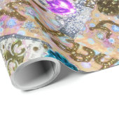 cHRISTMAS Tree Glitzer Collage Geschenkpapier (Rolleneckpunkt)