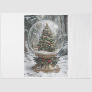 Christmas Tree Globe Seidenpapier