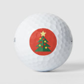 Christmas Tree Golf Balls Golfball (Vorderseite)