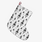 Christmas tree großer weihnachtsstrumpf (Vorderansicht (hängend))