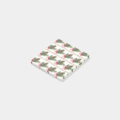 Christmas Tree Handprint Art Post-it Klebezettel (angewinkelt)