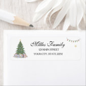 Christmas Tree  Holiday  Address Label (Insitu)