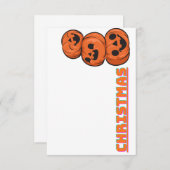 Christmas Tree Holiday Card Envelope RSVP Karte (Vorne/Hinten)