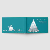 Christmas Tree Holiday Party Foil Gästebuch (Voll)