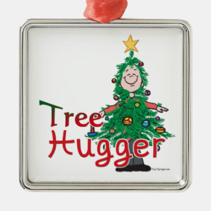 Christmas Tree Hugger Ornament Aus Metall