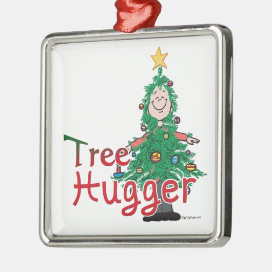 Christmas Tree Hugger Ornament Aus Metall (Links)