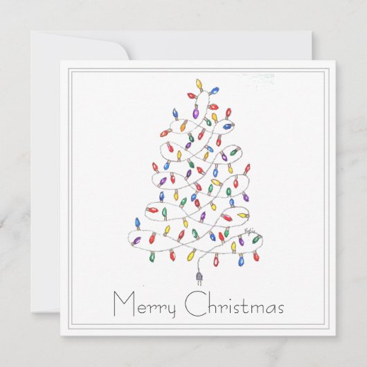 Christmas Tree Karte (Vorderseite)