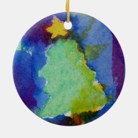 CHRISTMAS TREE KERAMIK ORNAMENT (Hinten)