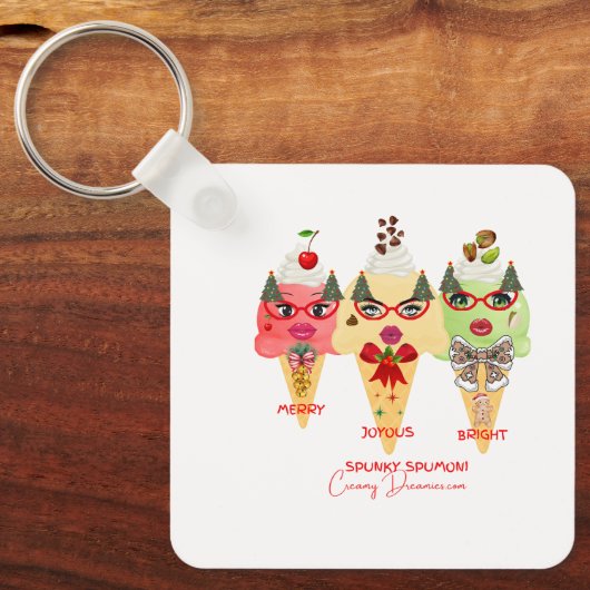 Christmas Tree Key Chain Spunky Spumoni Schlüsselanhänger (Vorderseite)