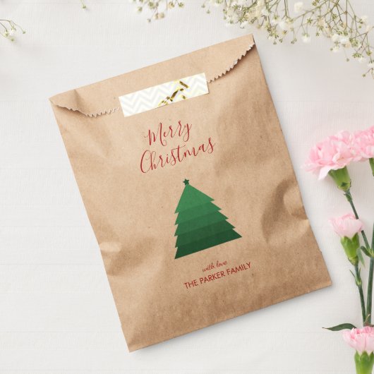 Christmas Tree Kraft Geschenktütchen (Versiegelt)