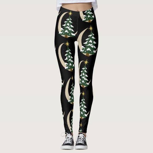 Christmas Tree Leggings Girl's Women's (Vorderseite)