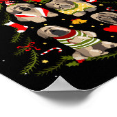 Christmas Tree Lhasa Apso Lover Xmas Dog Owner New Poster (Ecke)