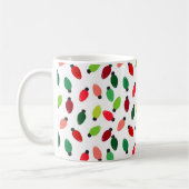 Christmas Tree Lights Printed Coffee Cup Mug Kaffeetasse (Links)