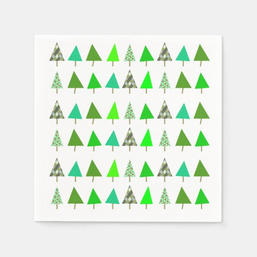 Christmas Tree Lot Serviette (Vorderseite)