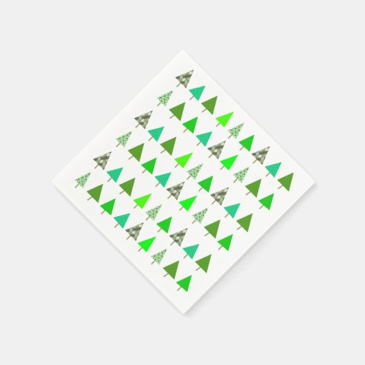 Christmas Tree Lot Serviette (Ecke)