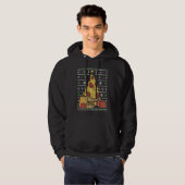 Christmas Tree Made Of Pizza With Gifts Hoodie (Vorne ganz)