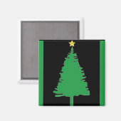 Christmas Tree Magnet (Vorderseite/Rückseite)