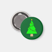 Christmas Tree Magnet (Vorderseite/Rückseite)