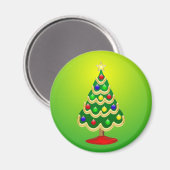 Christmas Tree Magnet (Vorderseite/Rückseite)