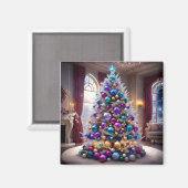 Christmas Tree Magnet (Vorderseite/Rückseite)