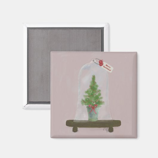 Christmas Tree Magnet (Vorderseite/Rückseite)