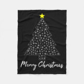 Christmas Tree Matching Family Santa Claus Holiday Fleecedecke (Vorderseite)