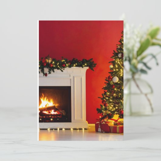 christmas tree menükarte (Stehend Vorderseite)