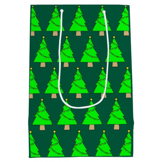 Christmas Tree Mittlere Geschenktüte (Rückseite)