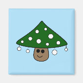 Christmas Tree Mushroom Magnet (Vorne)