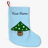 Christmas Tree Mushroom Strumpf Kleiner Weihnachtsstrumpf (Vorderseite)