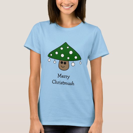 Christmas Tree Mushroom T - Shirt (Vorderseite)