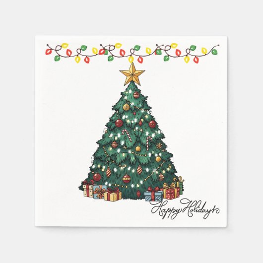 Christmas Tree Nepkins Serviette (Vorderseite)