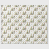 Christmas Tree Nutcracker Geschenkpapier (Flach)