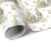 Christmas Tree Nutcracker Geschenkpapier (Rolleneckpunkt)