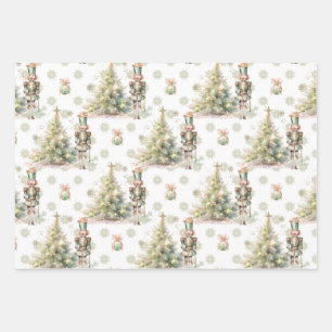 Christmas Tree Nutcracker Geschenkpapier Set
