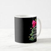 Christmas Tree Oh Come Let Us Adore Him Coquette B Kaffeetasse (VorderseiteRechts)