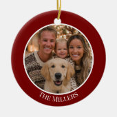 Christmas Tree Ornament Add Your Photo and Text (Vorne)