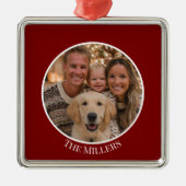 Christmas Tree Ornament Add Your Photo and Text (Vorne)