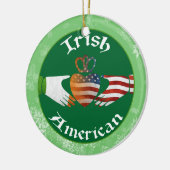 Christmas Tree Ornament Irish American Claddagh (Links)