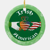 Christmas Tree Ornament Irish American Claddagh (Hinten)