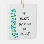 Christmas Tree Ornament - Quote about Women (Rechts)