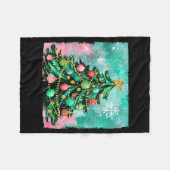 Christmas Tree Ornaments Holiday Xmas Lights Men W Fleecedecke (Vorderseite (Horizontal))