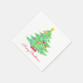 Christmas Tree Party Napkins Serviette (Ecke)