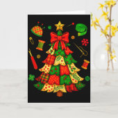 Christmas Tree Patchwork Quilting Quilter Sewing L Karte (Gelbe Blume)